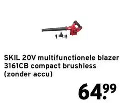 GAMMA SKIL 20V multifunctionele blazer 3161CB compact brushless aanbieding