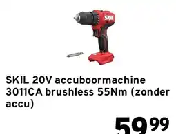 GAMMA SKIL 20V accuboormachine 3011CA brushless 55Nm (zonder accu) aanbieding
