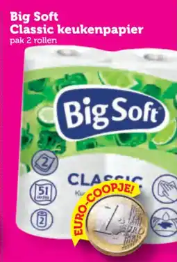 Coop Big Soft Classic keukenpapier aanbieding
