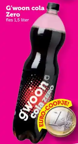 Coop G'woon cola Zero aanbieding