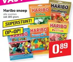 Coop Haribo snoep aanbieding