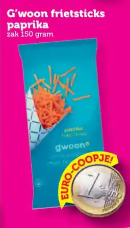 Coop g'woon frietsticks paprika aanbieding