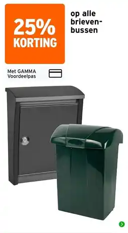 GAMMA gamma brievenbussen aanbieding