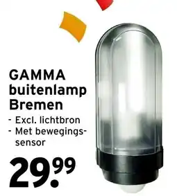 GAMMA gamma buitenlamp bremen aanbieding