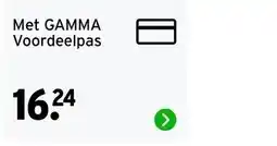 GAMMA Met GAMMA Voordeelpas aanbieding