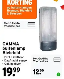 GAMMA gamma buitenlamp bielefeld aanbieding