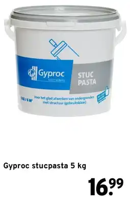 GAMMA Gyproc stucpasta aanbieding