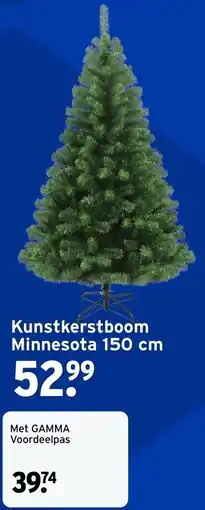 GAMMA Kunstkerstboom Minnesota 150 cm aanbieding