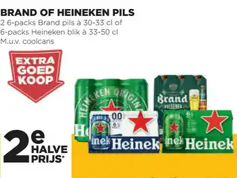 Jumbo Brand of heineken pils aanbieding