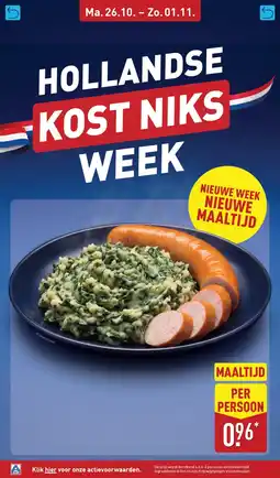 ALDI Maaltijd aanbieding