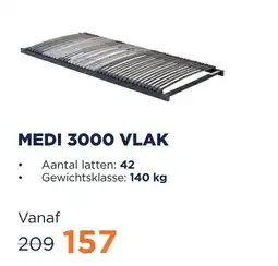 TotaalBED medi 3000 vlak aanbieding