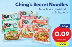 Die Grenze Ching's Secret Noodles aanbieding