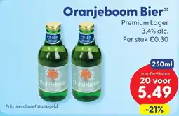 Die Grenze Oranjeboom Bier aanbieding