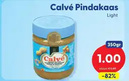 Die Grenze Calvé Pindakaas Light aanbieding
