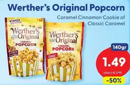 Die Grenze Werther's Original Popcorn aanbieding