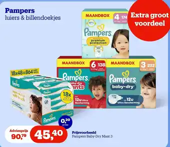 Pampers luiers & billendoekjes