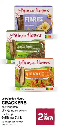 Ekoplaza Le Pain des Fleurs crackers aanbieding