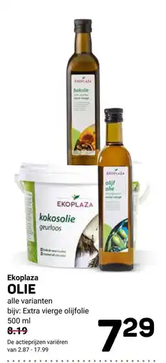 Ekoplaza Ekoplaza OLIE aanbieding
