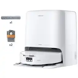 MediaMarkt Roborock Qrevo Edge 2 Flowx - Robotstofzuiger Met Dweilfunctie 35000 Pa White aanbieding