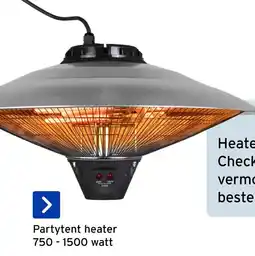 GAMMA Partytent heater aanbieding