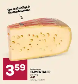 Ekoplaza Lustenberger emmentaler aanbieding