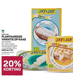 Ekoplaza Jay & Joy plantaardige variatie op kaas aanbieding