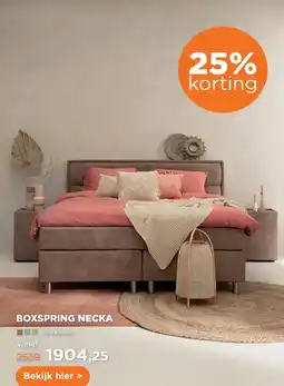 TotaalBED Boxspring Necka aanbieding