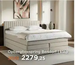 TotaalBED Opbergboxspring Bendorf aanbieding