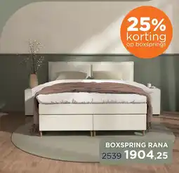 TotaalBED boxspring rana aanbieding