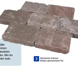 GAMMA Stonewish Avenue- klinker getrommeld Fire aanbieding