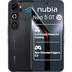 MediaMarkt ZTE Nubia Neo 5 GT 5G 12GB - 256 GB Zwart aanbieding