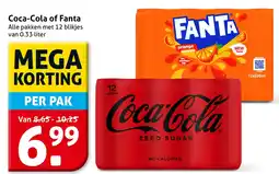 Hoogvliet Alle Coca-Cola of Fanta aanbieding