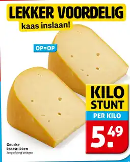 Hoogvliet Goudse Kaasstukken aanbieding
