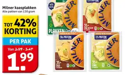 Hoogvliet Alle Milner kaasplakken aanbieding