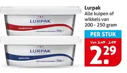 Hoogvliet Alle Lurpak aanbieding
