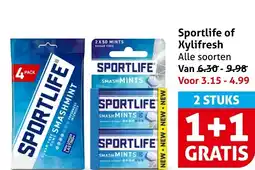 Hoogvliet Alle Sportlife of Xylifresh aanbieding