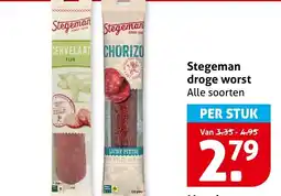 Hoogvliet Alle Stegeman droge worst aanbieding