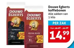 Hoogvliet Alle Douwe Egberts koffiebonen aanbieding
