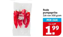 Hoogvliet Rode punt paprika aanbieding