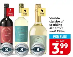 Hoogvliet Alle Vivaldo classico of sparkling aanbieding