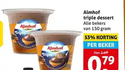 Hoogvliet Alle Almhof triple dessert aanbieding