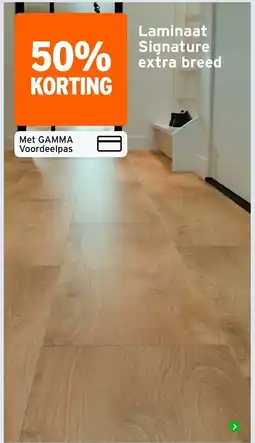 GAMMA Laminaat Signature aanbieding