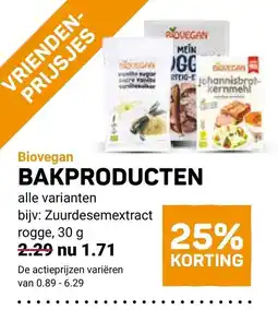 Ekoplaza Biovegan bakproducten aanbieding