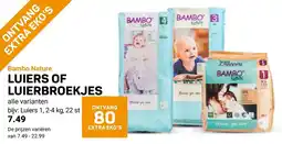 Ekoplaza Bambo Nature Luiers of luierbroekjes aanbieding