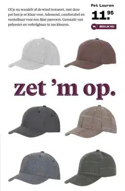 Welkoop Petten Heren aanbieding