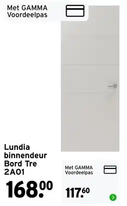 GAMMA Lundia binnendeur Bord Tre 2AO1 aanbieding