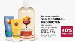 Ekoplaza Bee honest cosmetics VERZORGINGS-PRODUCTEN aanbieding