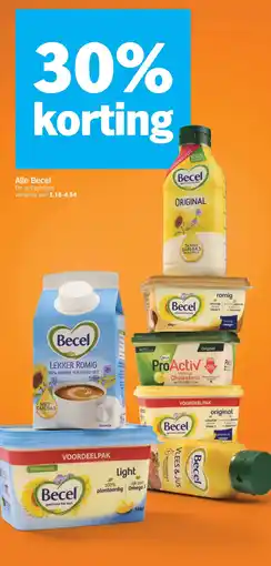 Albert Heijn Alle Becel aanbieding