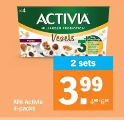 Albert Heijn Alle Activia 4-packs aanbieding