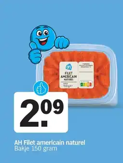 Albert Heijn AH Filet americain naturel aanbieding